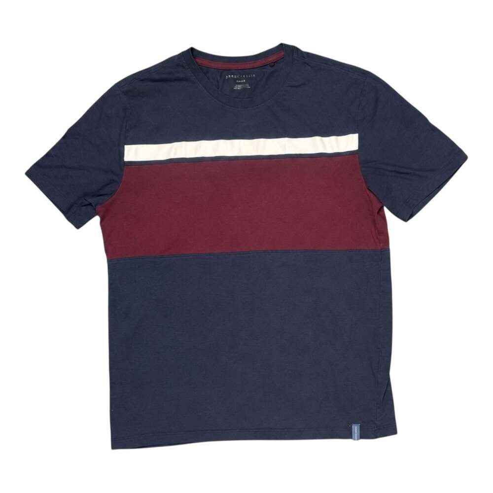 Perry Ellis Colorblock Crew Neck T-Shirt Size M
